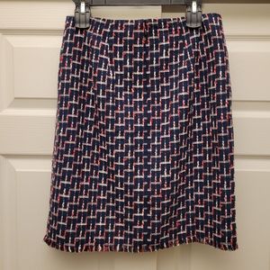 NWT Talbots Tweed Faux Wrap Pencil Skirt Size 6P